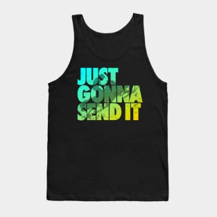 Just gonna send it snowmobile jumping Tank Top